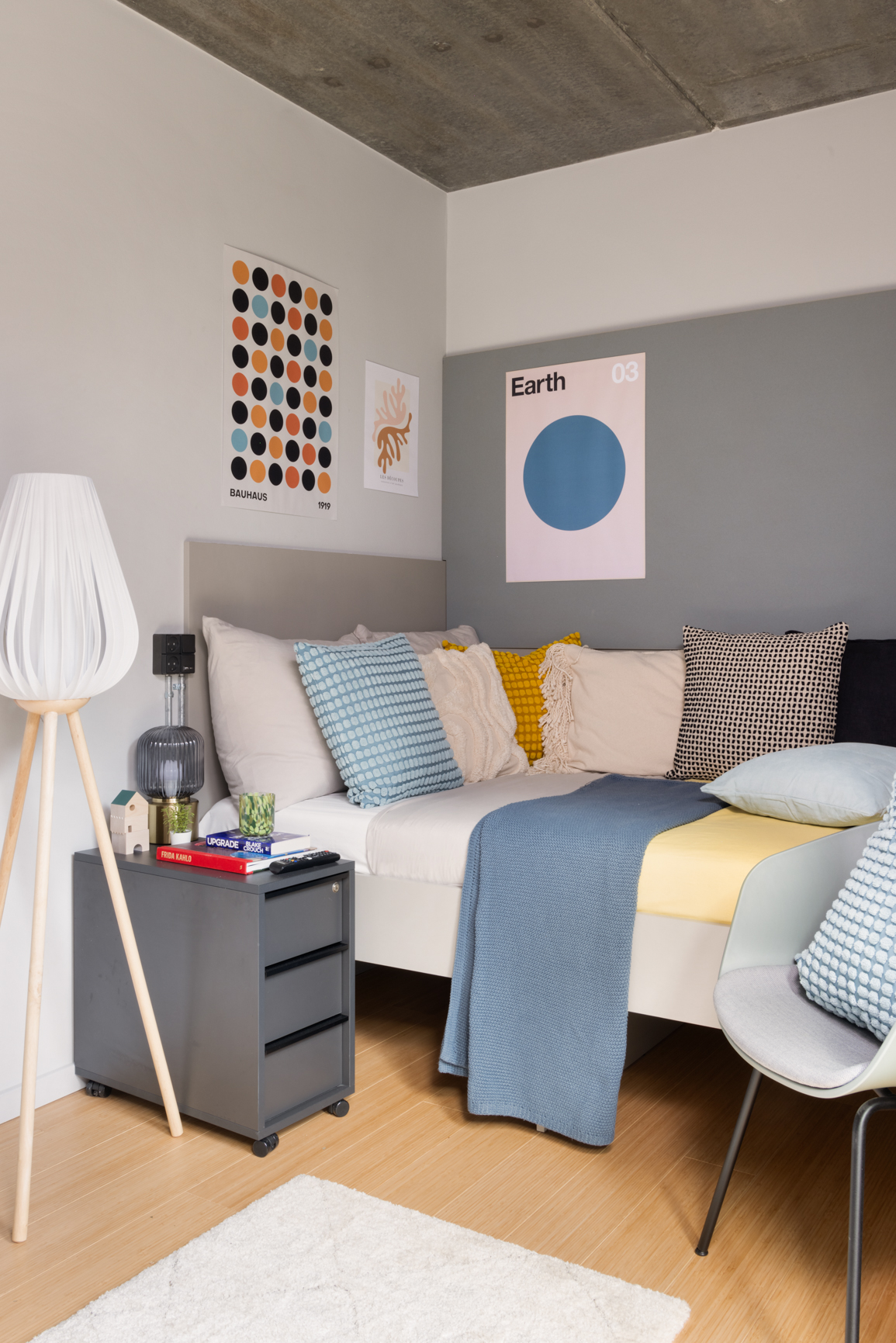 Big and Bold studio at Basestack Living student accommodation and apartments to rent in Copenhagen