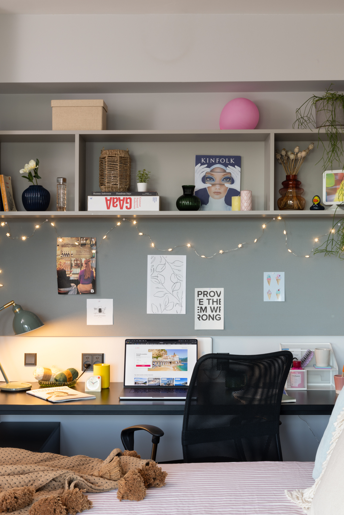The Giant Apartment desk in Basestack Living student accommodation and apartments to rent in Copenhagen