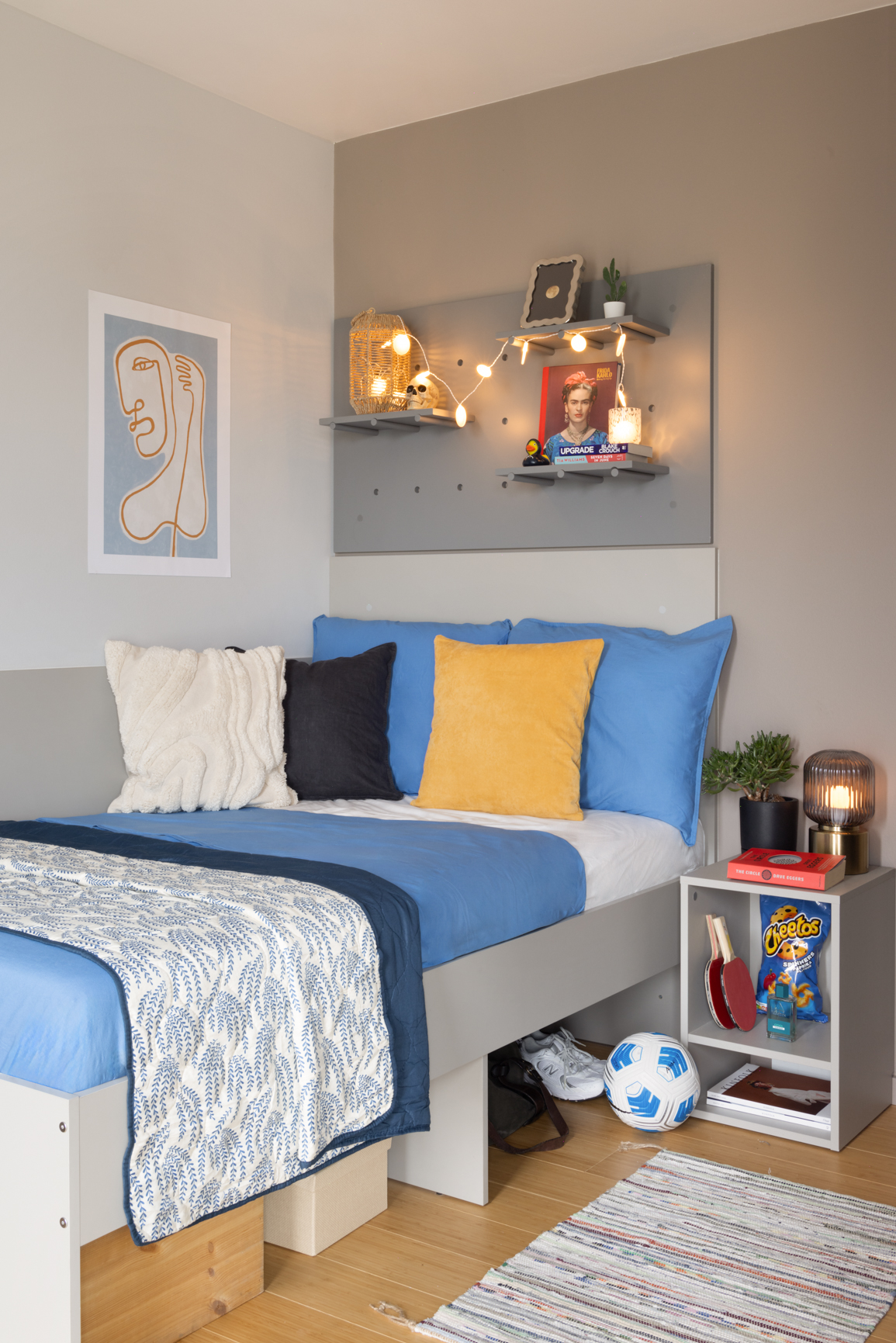 Big and Bold Apartment bedroom 2 at Basestack Living student accommodation and apartments to rent in Copenhagen