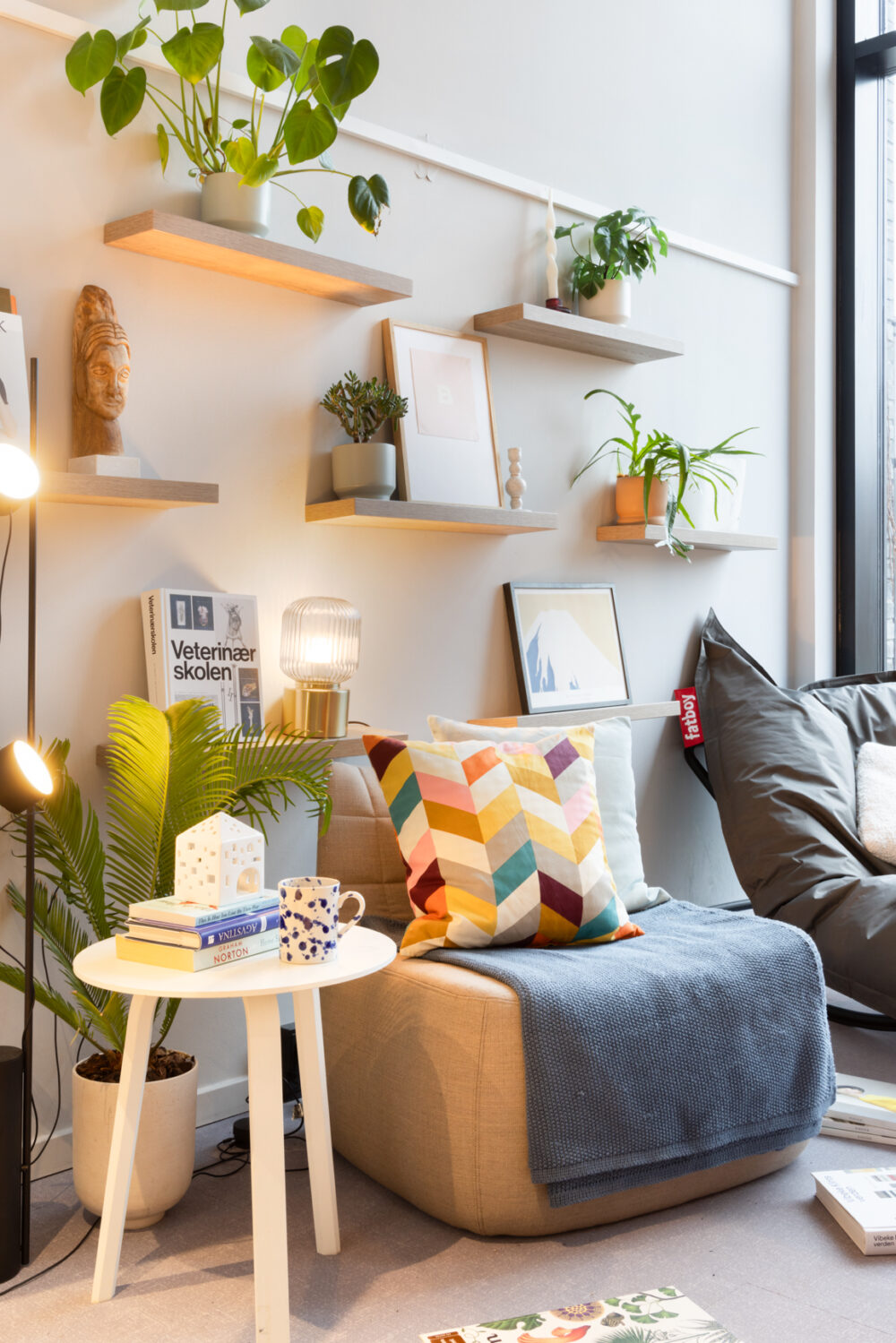 Reading nook in BaseStack Bryggen student accommodation