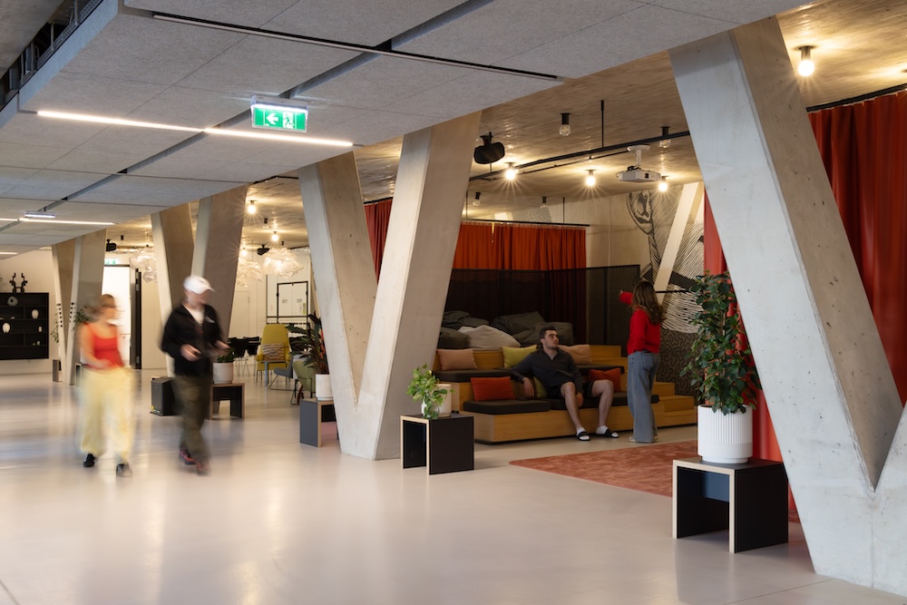 Bright reception in Vienna Erdberg student accommodation